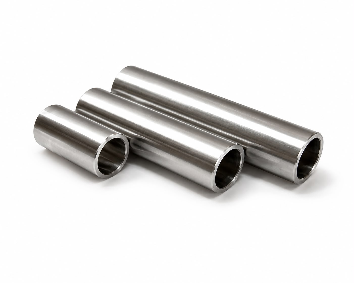 CNC işleme ile üretilmiş metal boru ve burç parçaları